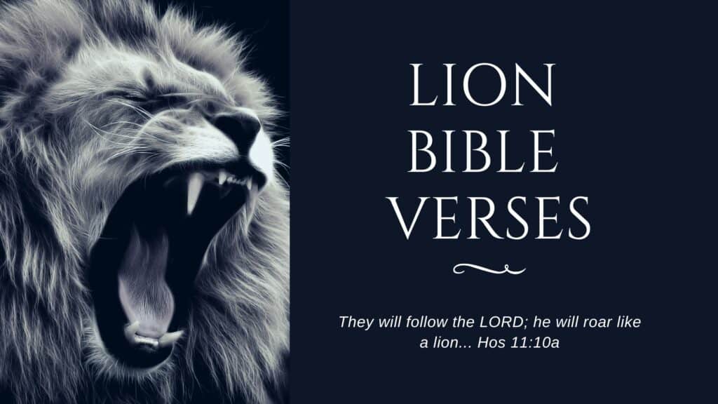 Lion Bible Verses