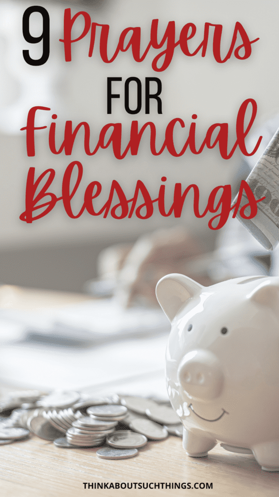 Prayers for Financial Blessing