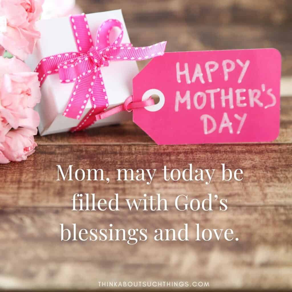 Happy mothers day god bless you