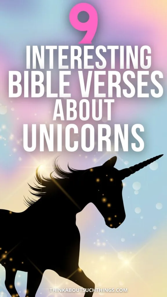 Bible Verses About Unicorns