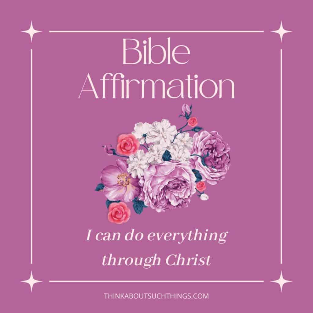 Scripture affirmations for women