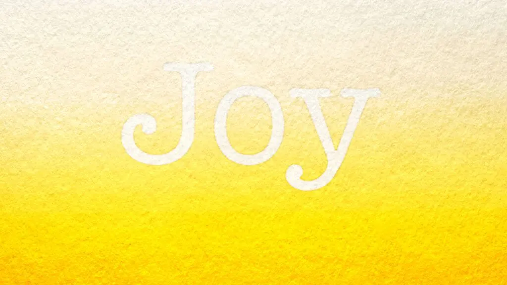 joy fruit of the spirit	