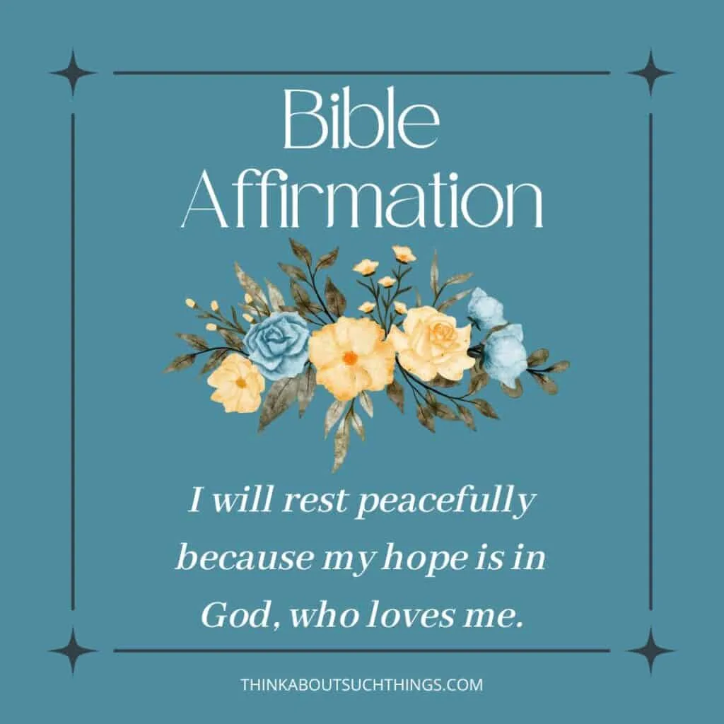 Biblical positive affirmations for women