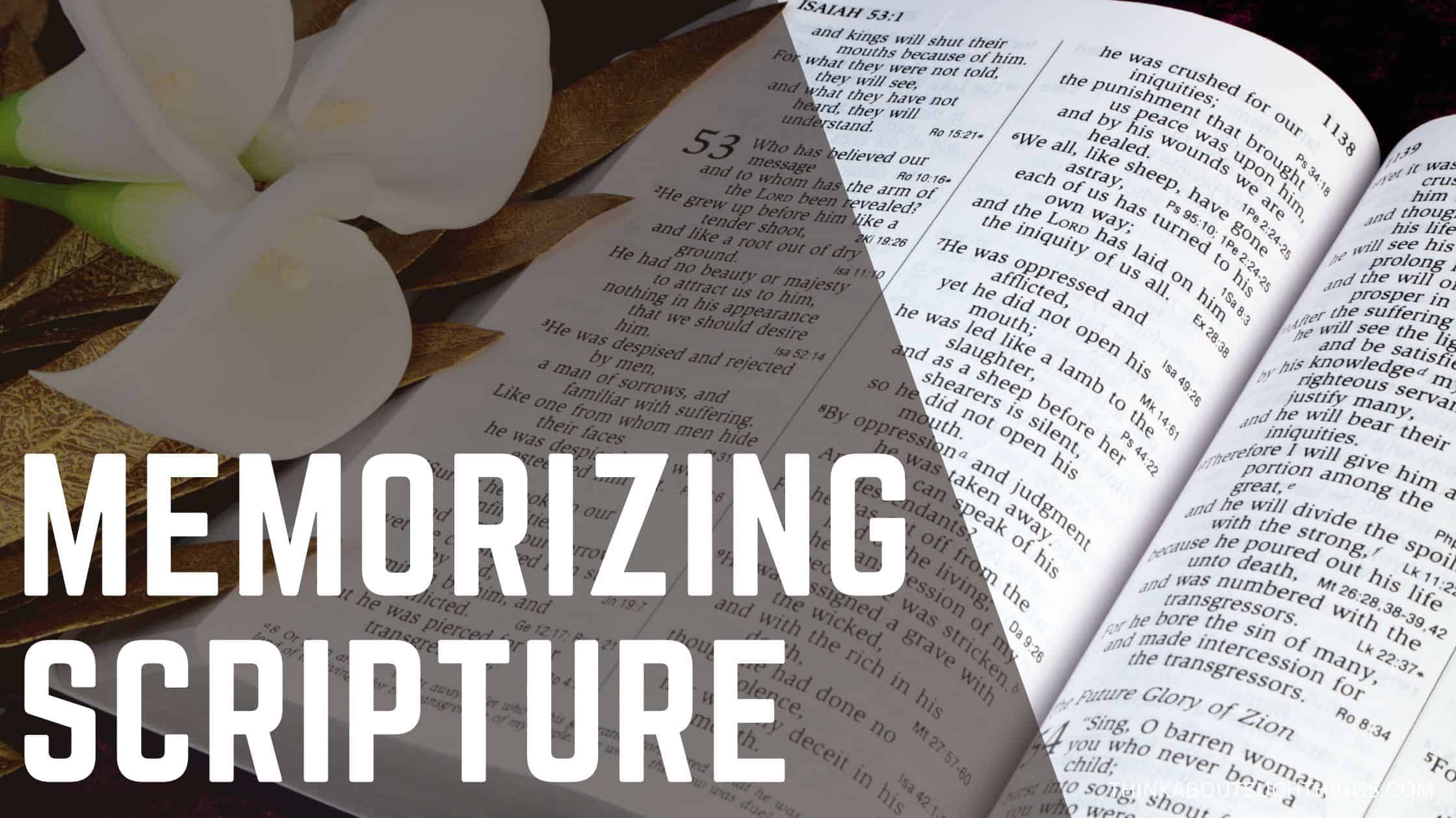 How To Memorize Scripture: 8 Helpful Tactics | Think About Such Things