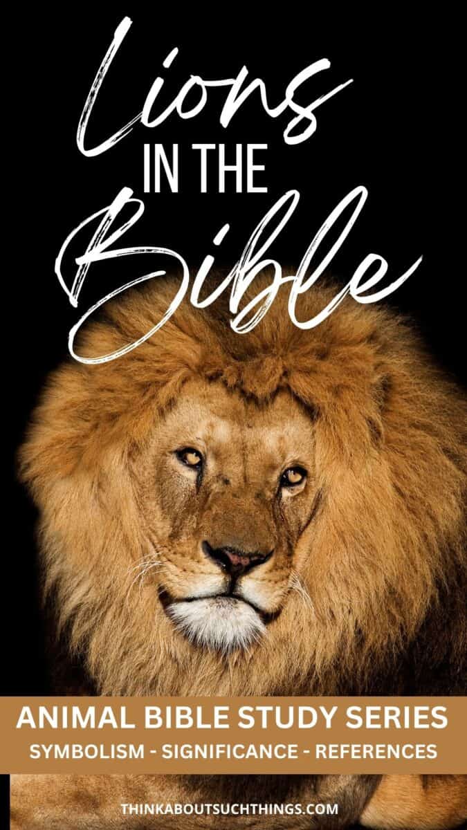 Lions In The Bible: Symbolism, References, & Meaning | Think About Such ...