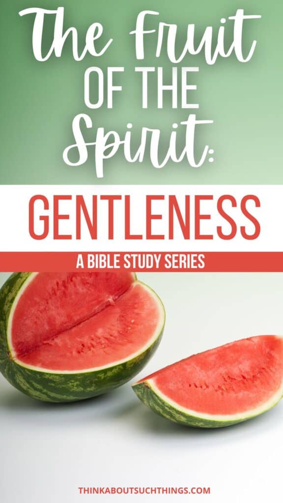 The Fruit Of The Spirit: Gentleness