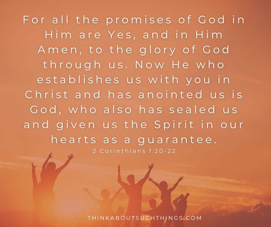 His promises are yes and amen