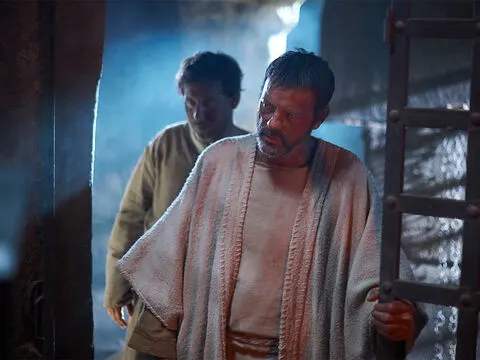 Paul and Silas in prison in Philippi