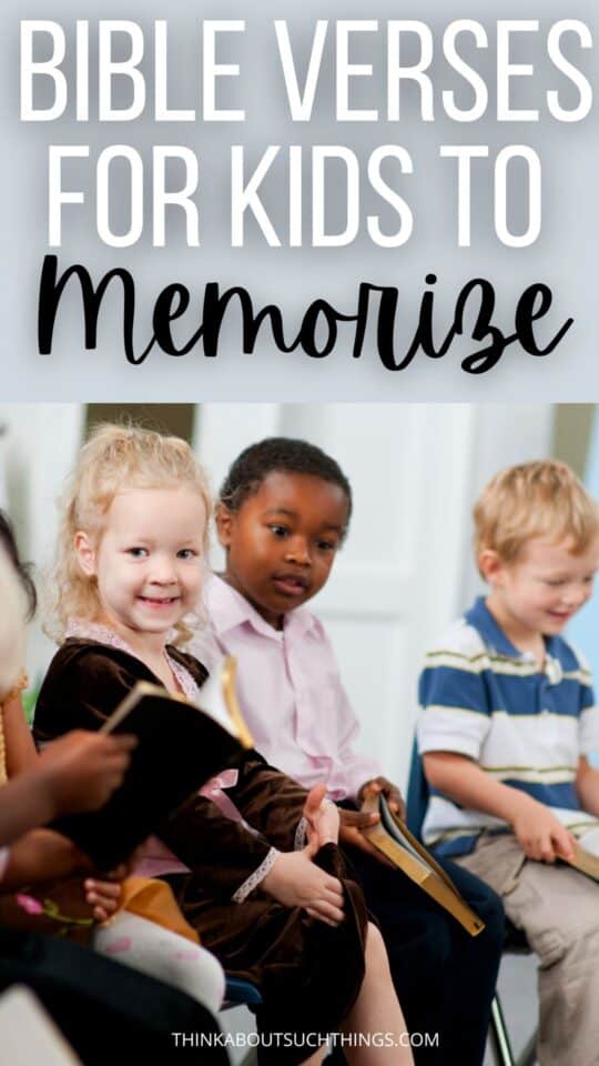 Bible Verses For Kids To Memorize: Top Picks For Spiritual Growth ...