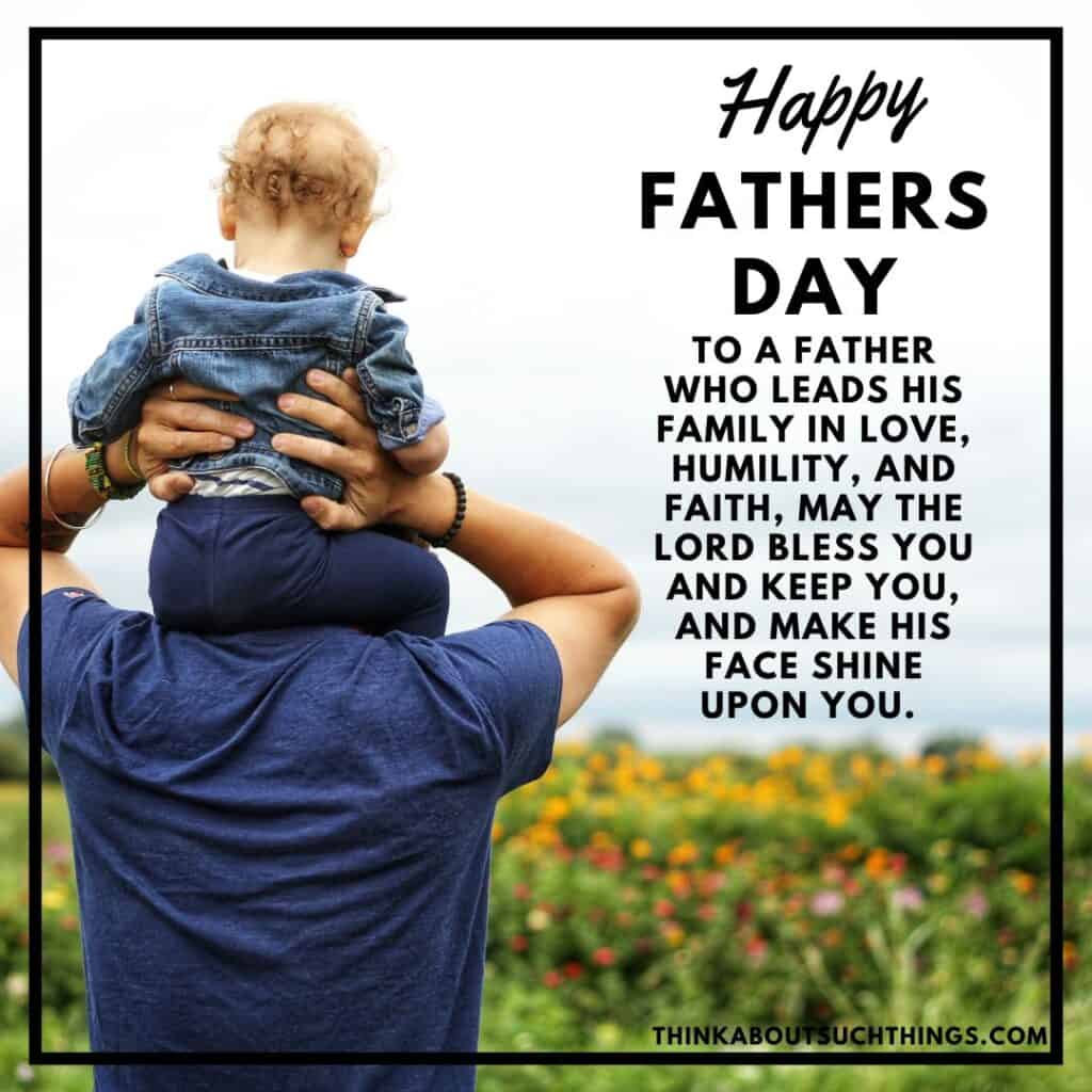 Happy fathers day blessing