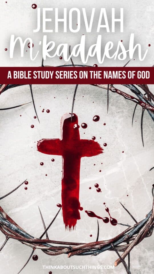 Jehovah M'kaddesh The Lord Who Sanctifies {Meaning And Lessons