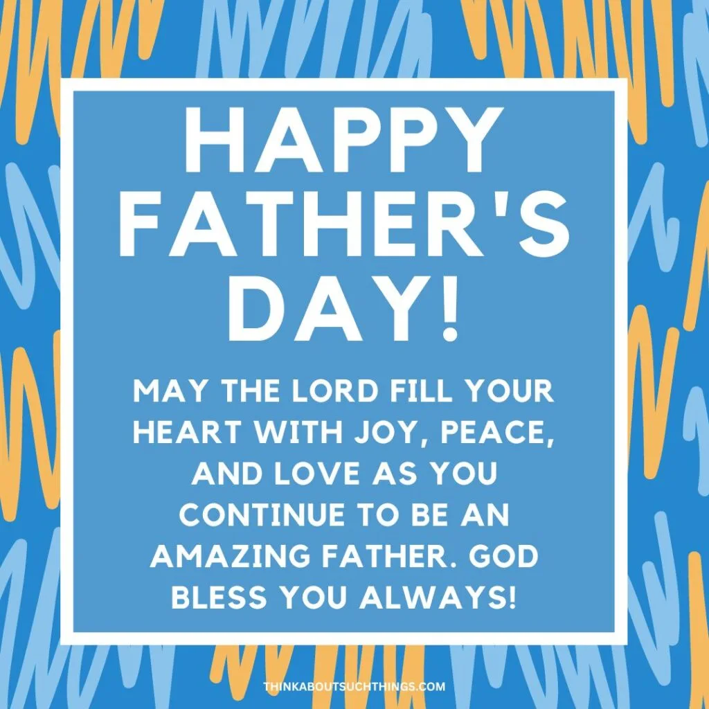 Happy father's day prayer