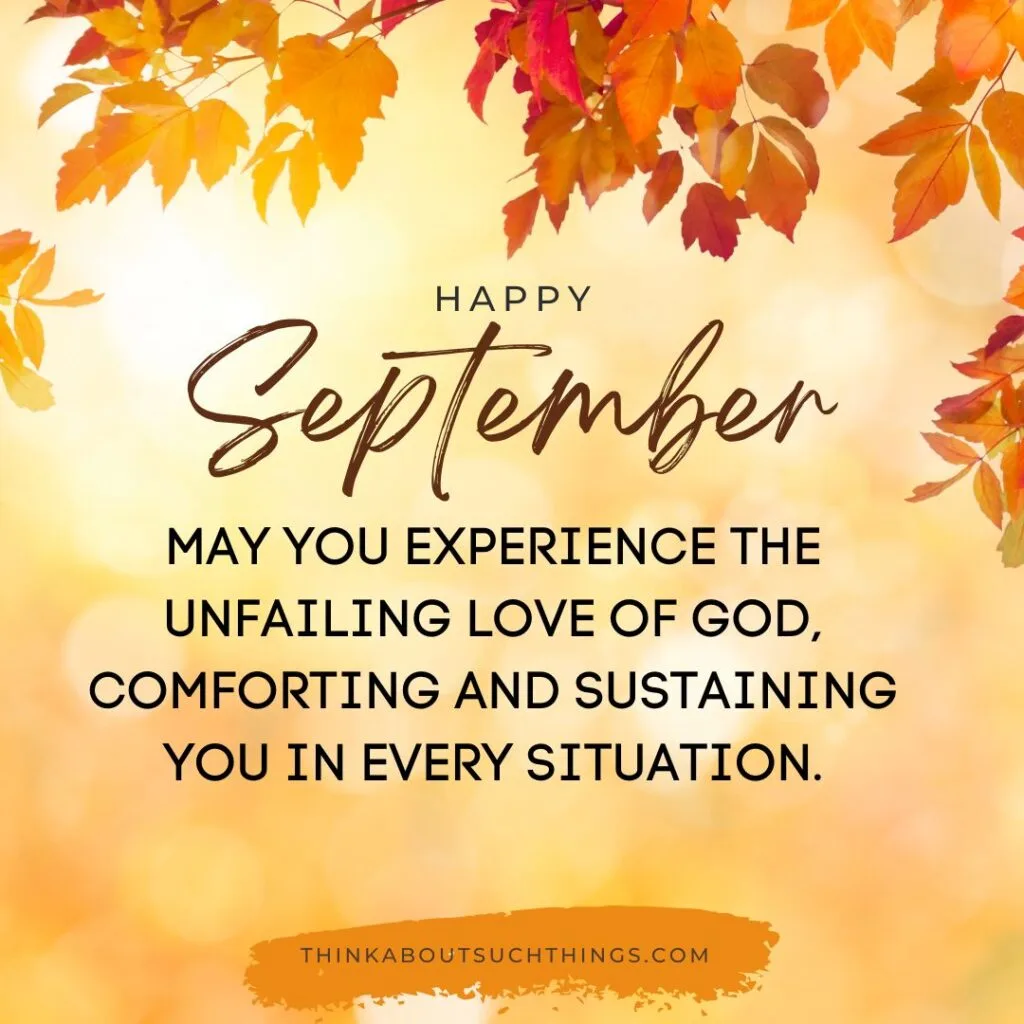 Blessings for september quotes