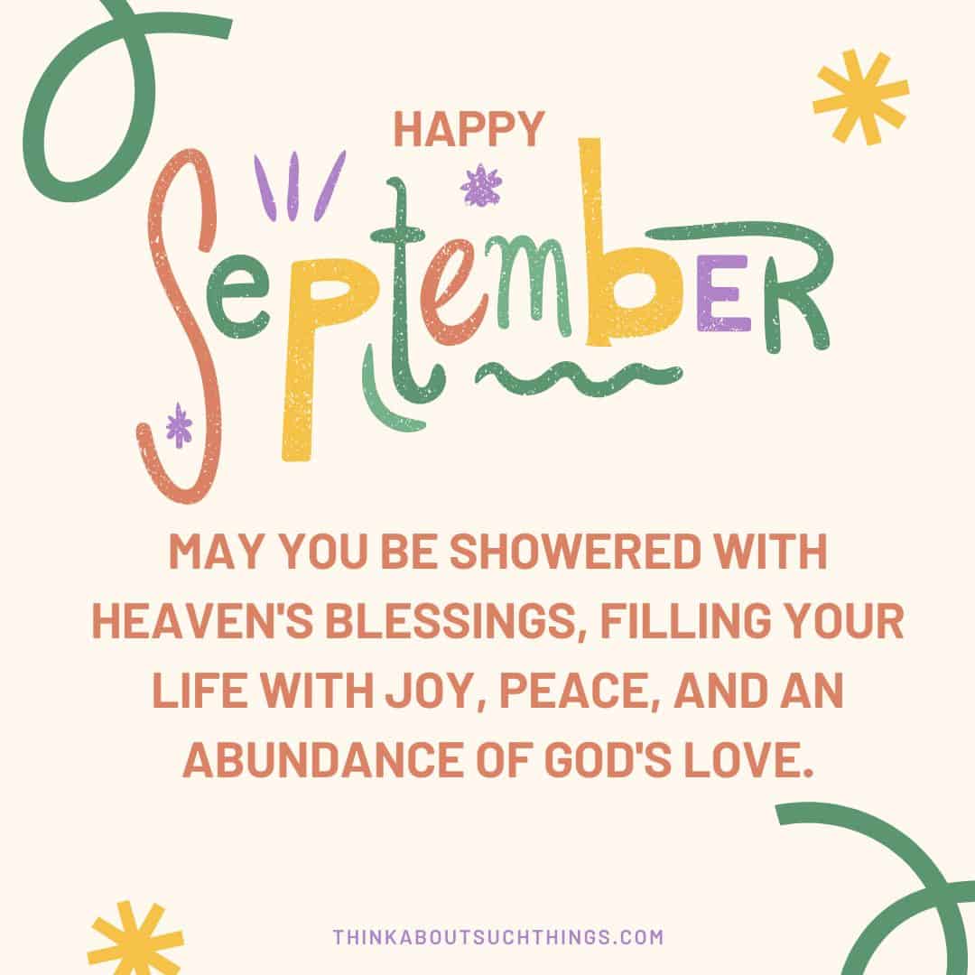 28 Beautiful September Blessings Images & Quotes Think About Such Things