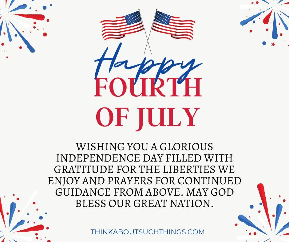 Fourth of july blessing