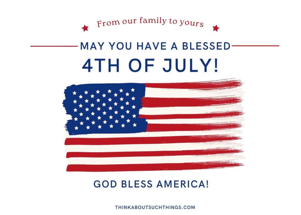 Happy 4th july god bless america