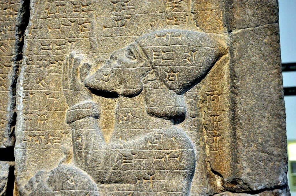 stone image of the king of Tyre
