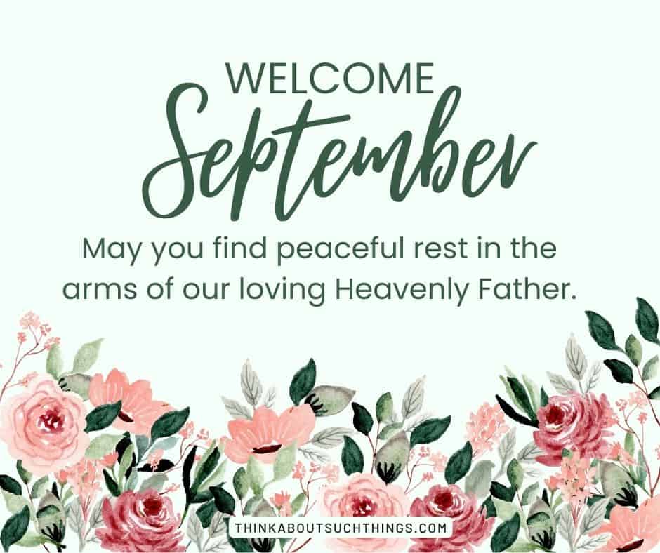 Welcome september blessings
