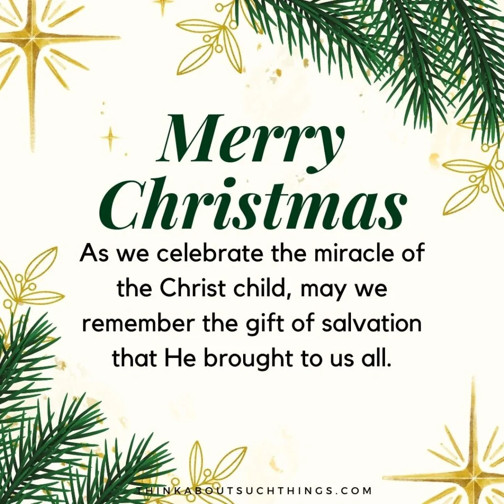 Christmas card sayings religious