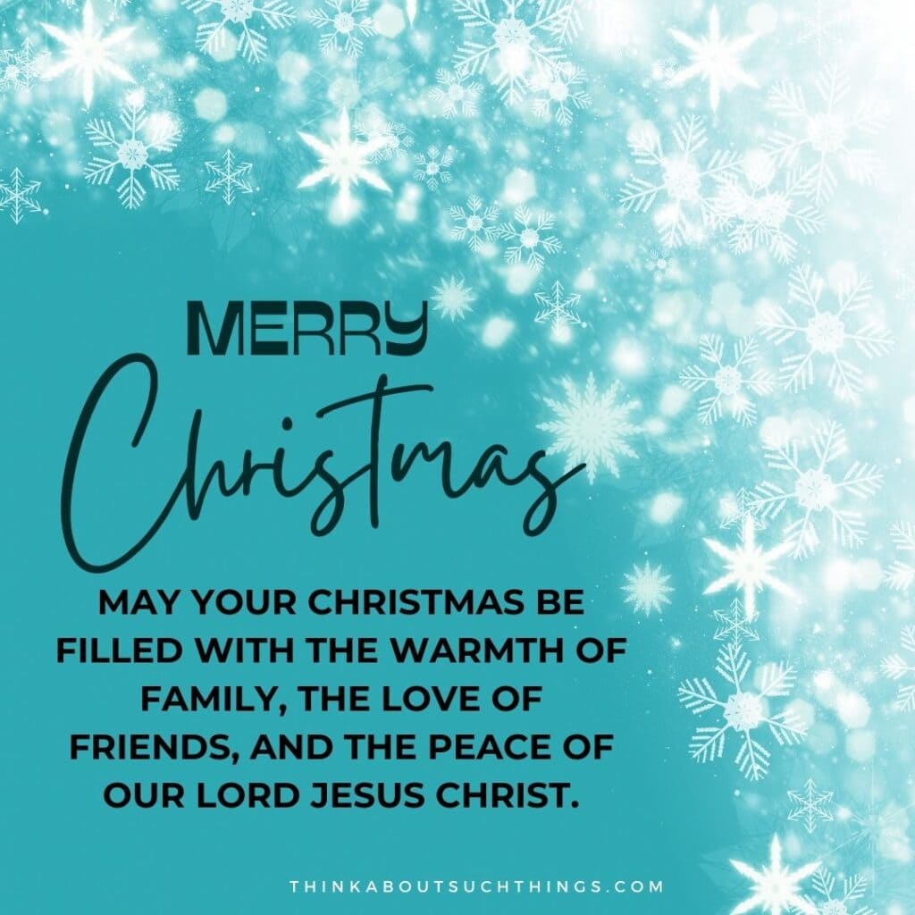 Christian merry christmas wishes