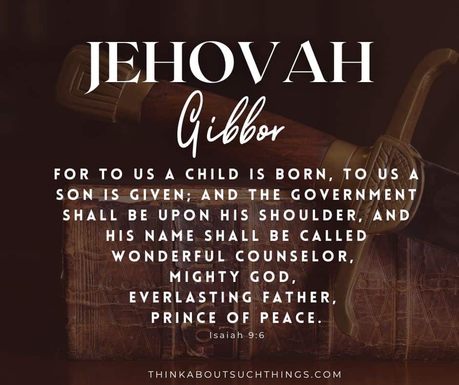 Jehovah gibbor scripture