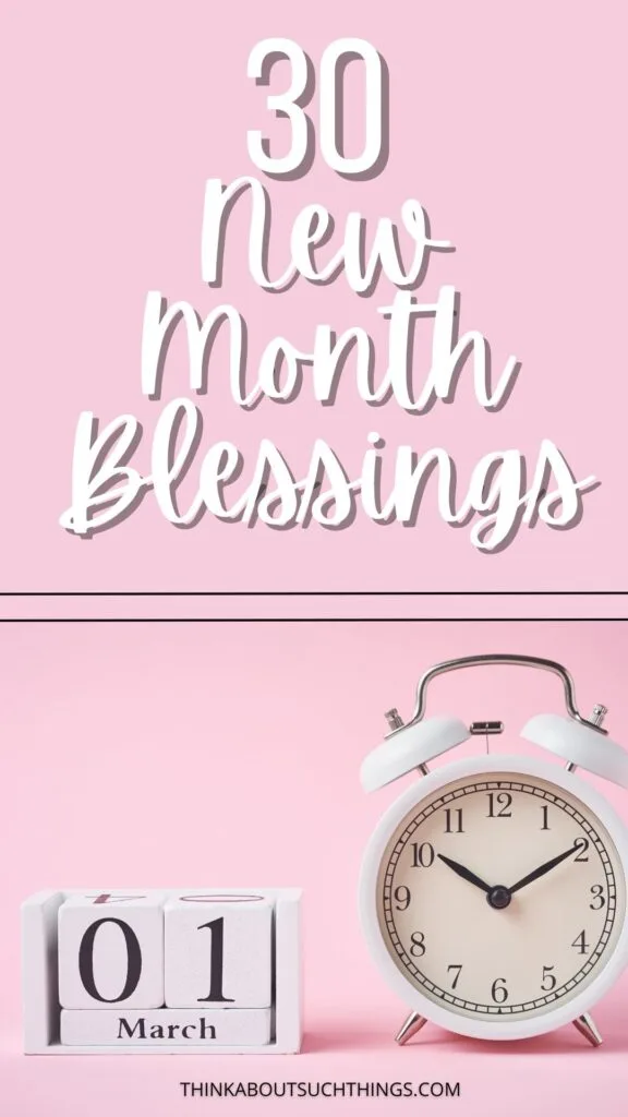 New Month Blessings