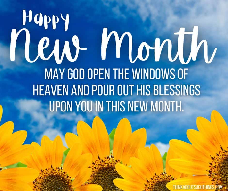 New month blessings prayer