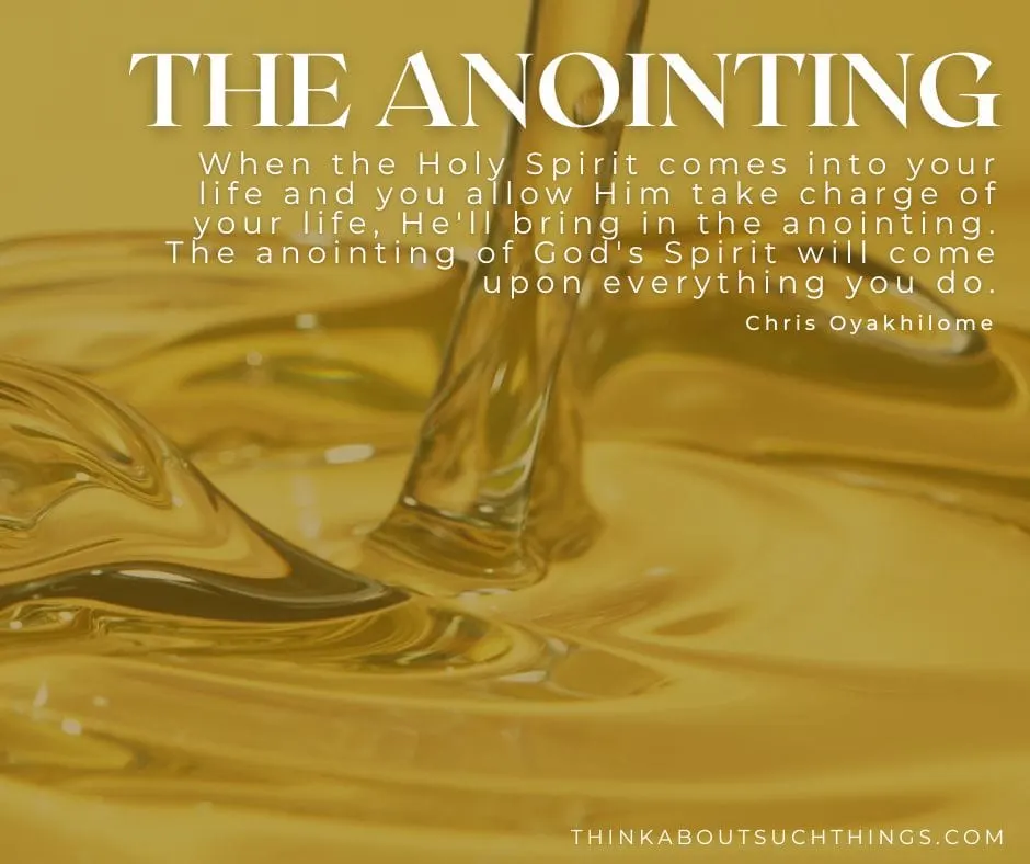 the anointing