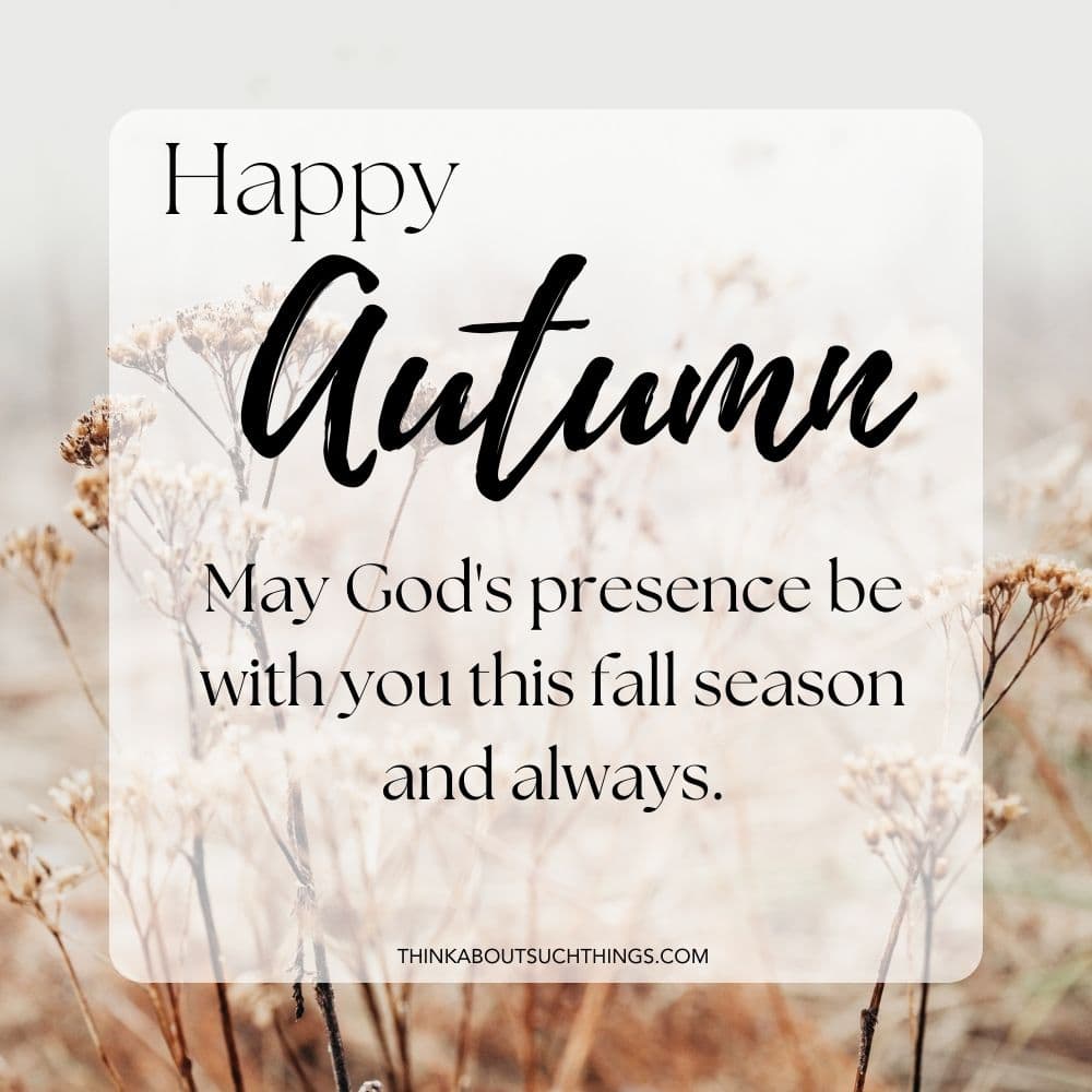 blessing for autumn