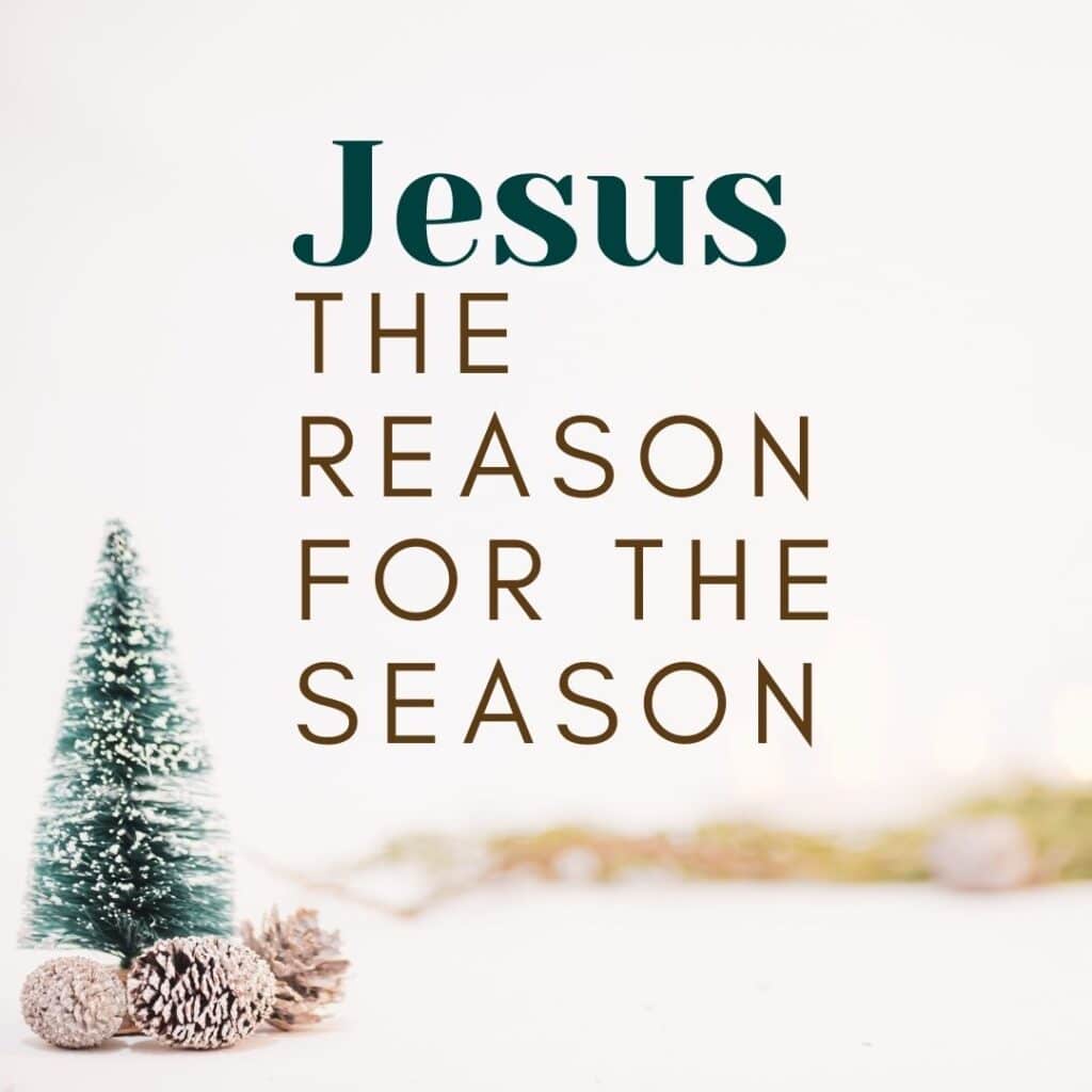 Christmas image Jesus is the reasons