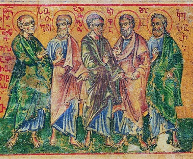 15th century Epaphroditus, Sosthenes, Apollos, Cephas and Caesar