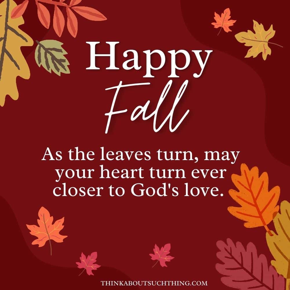 Fall blessing quote