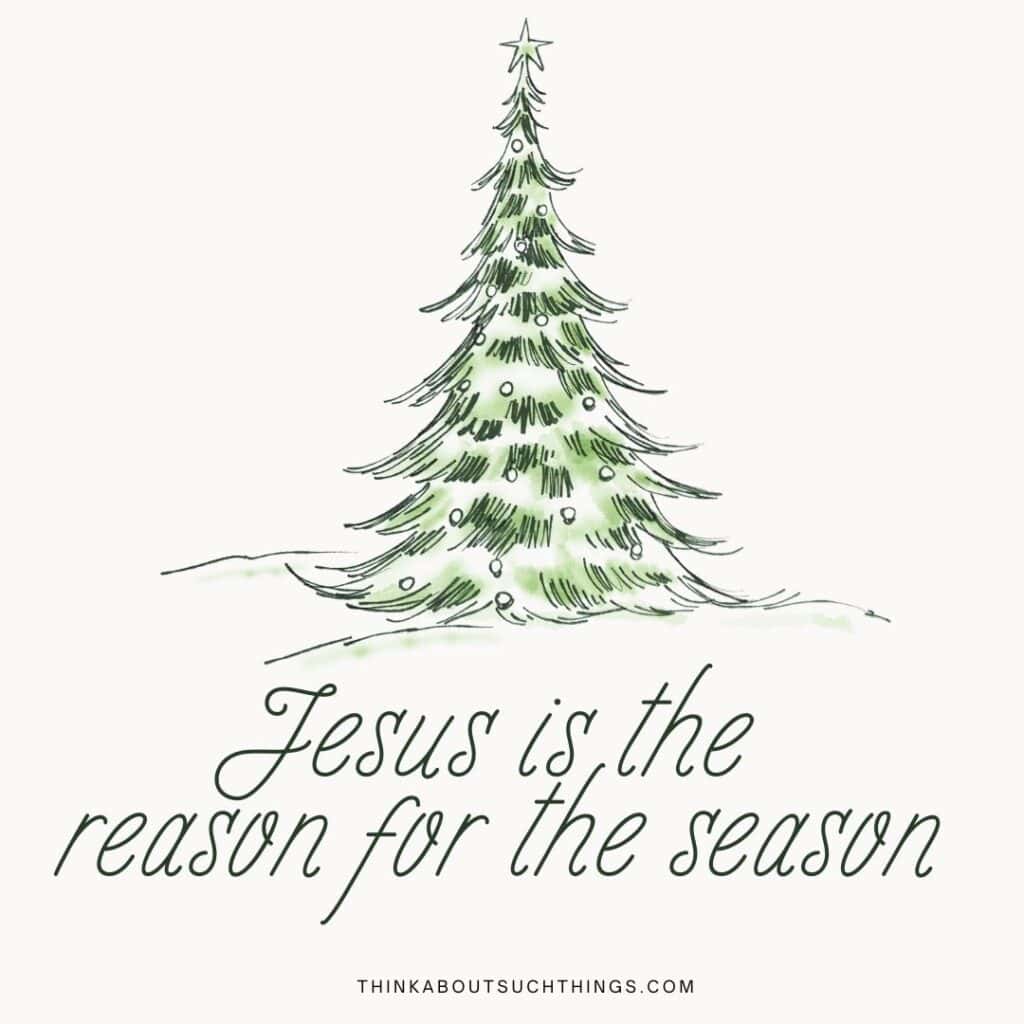 Jesus is the reason for the season clip art