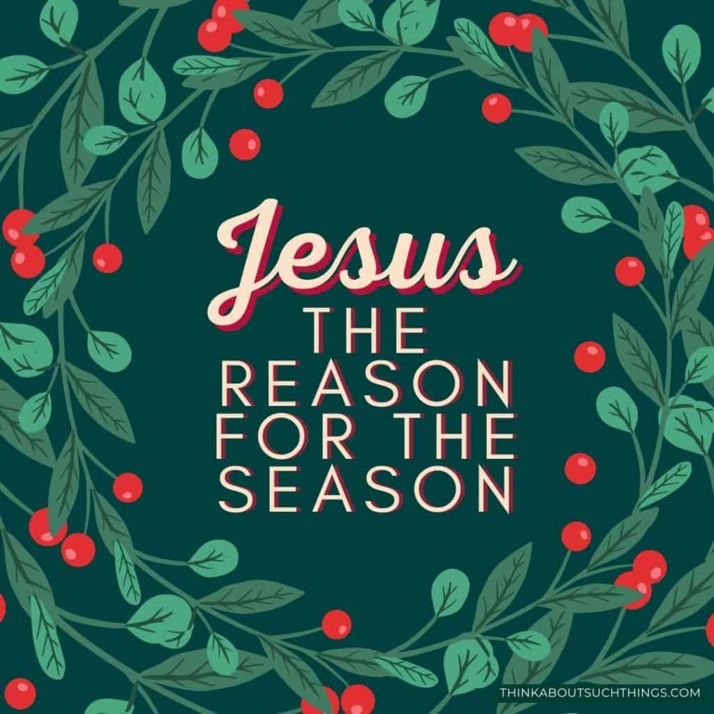 Merry christmas jesus is the reason