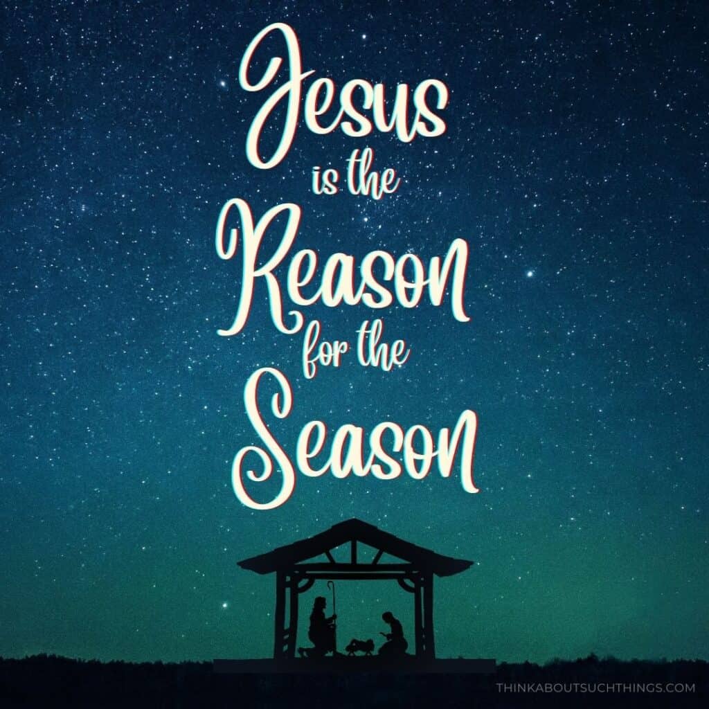 image jesus is the reason for the season