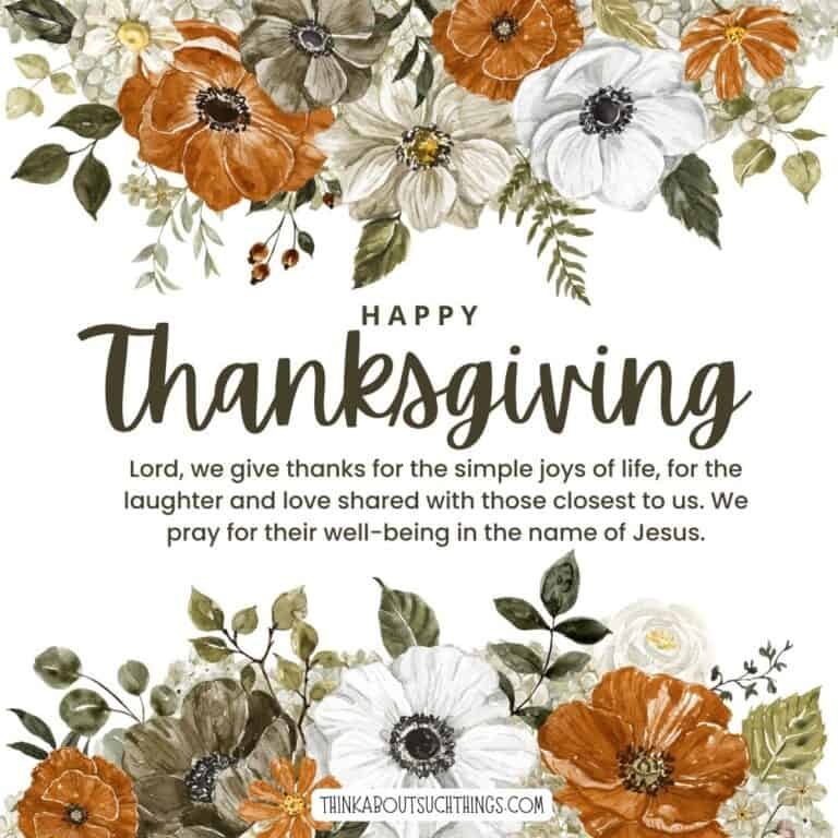 27 Short Thanksgiving Prayers To Share With Loved Ones (Plus Images ...