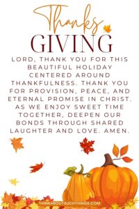 10 Simple Thanksgiving Dinner Prayers To Say Grace | Think About Such ...