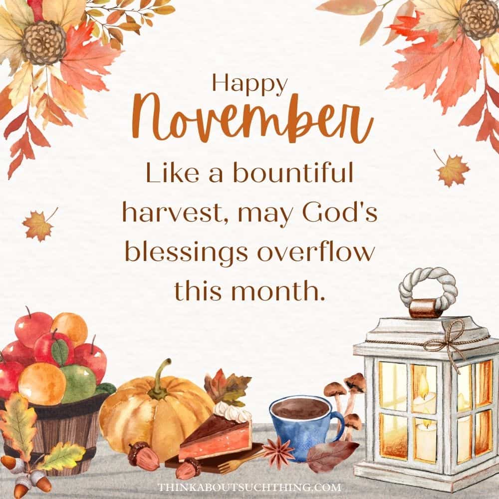 Sweet blessings november