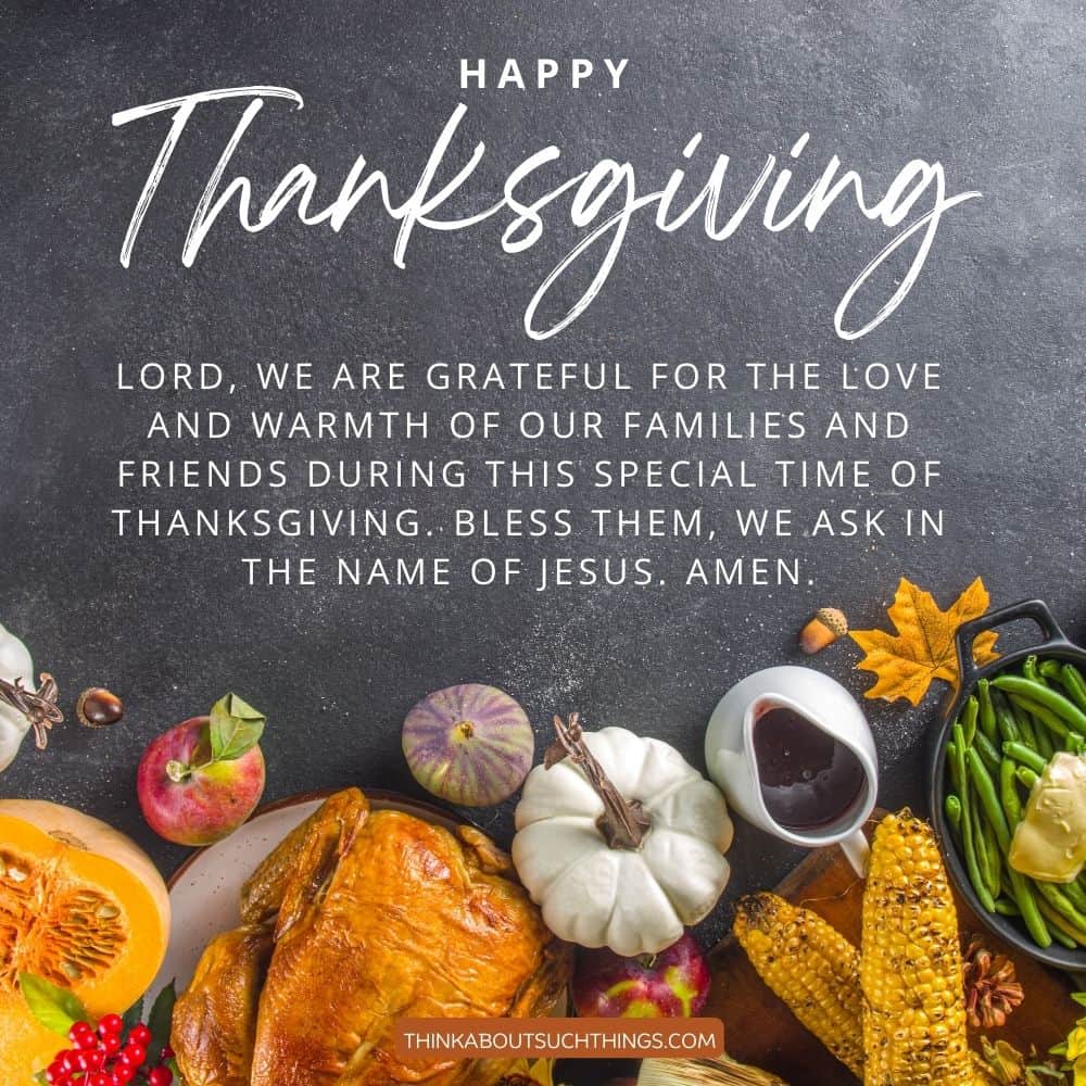 Thanksgiving day prayers