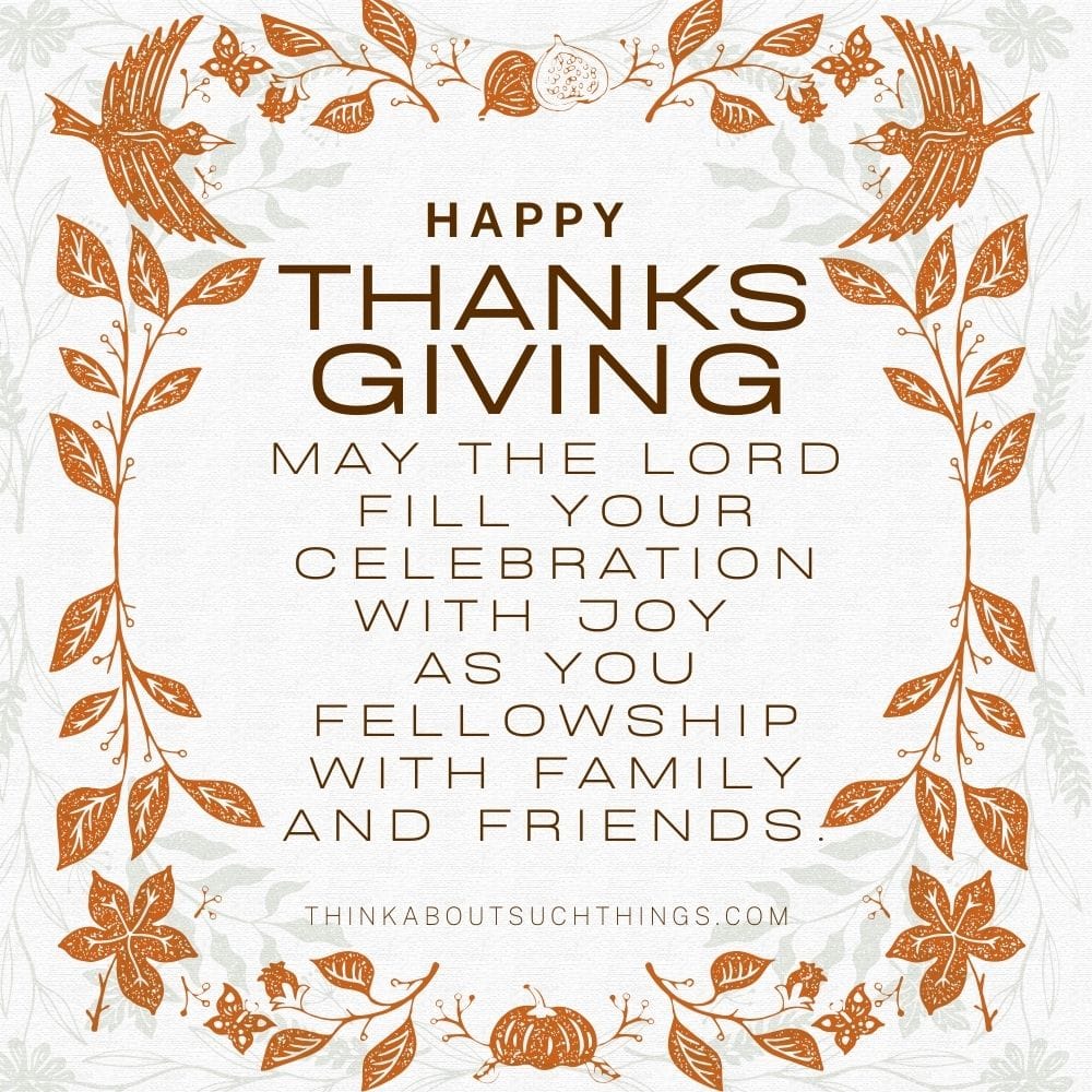 Thanksgiving blessing image