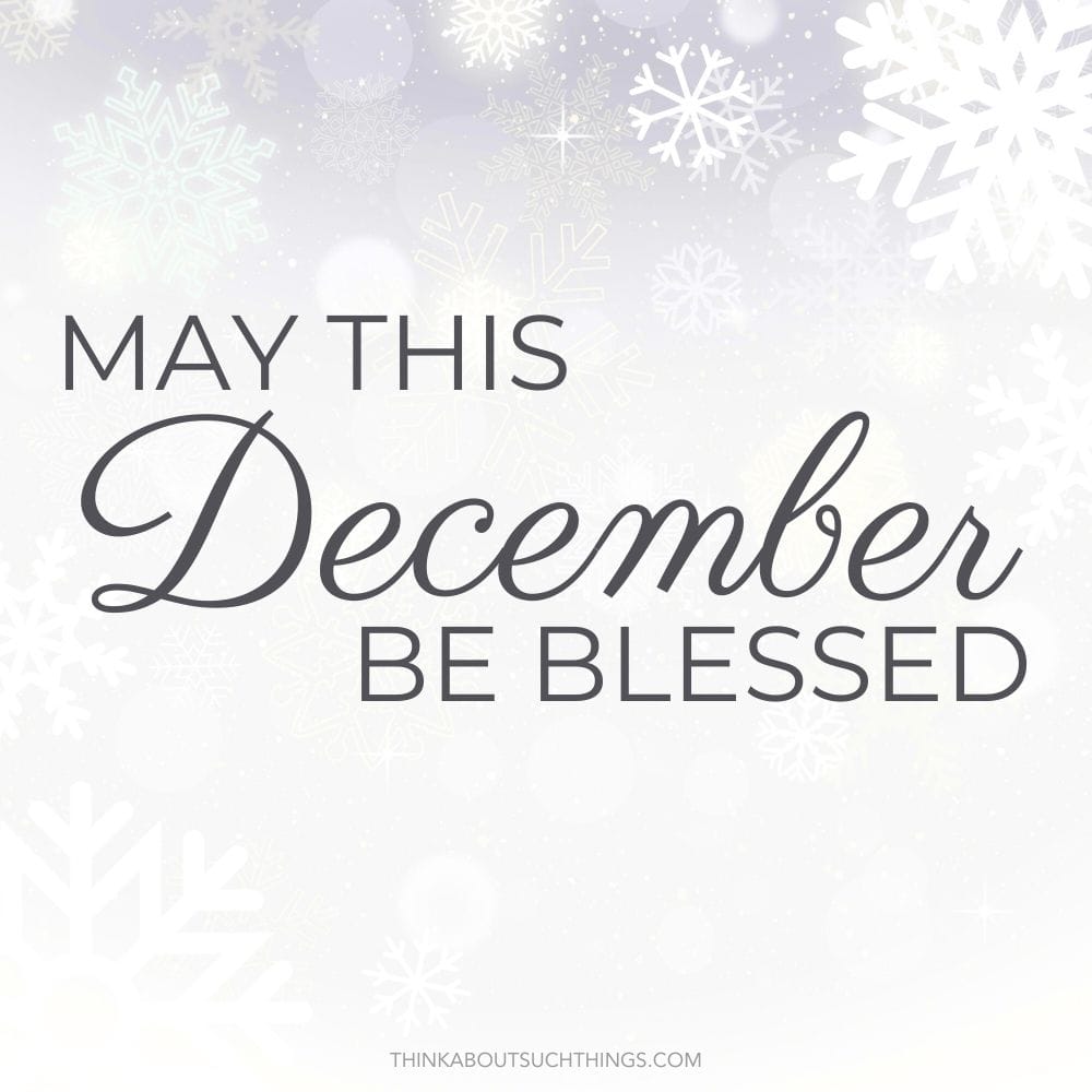 December 1st blessings