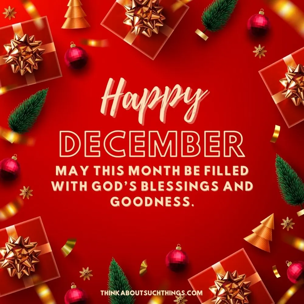 December blessings images