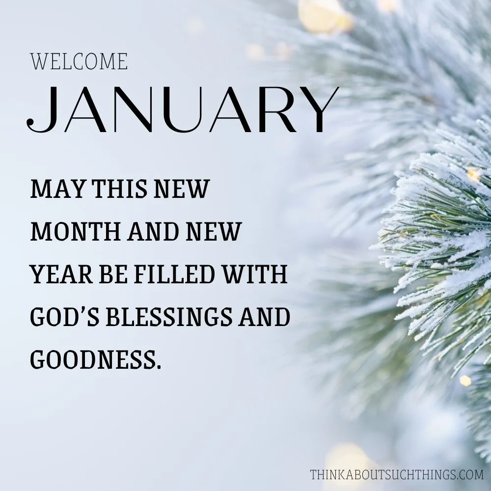 January blessings quotes