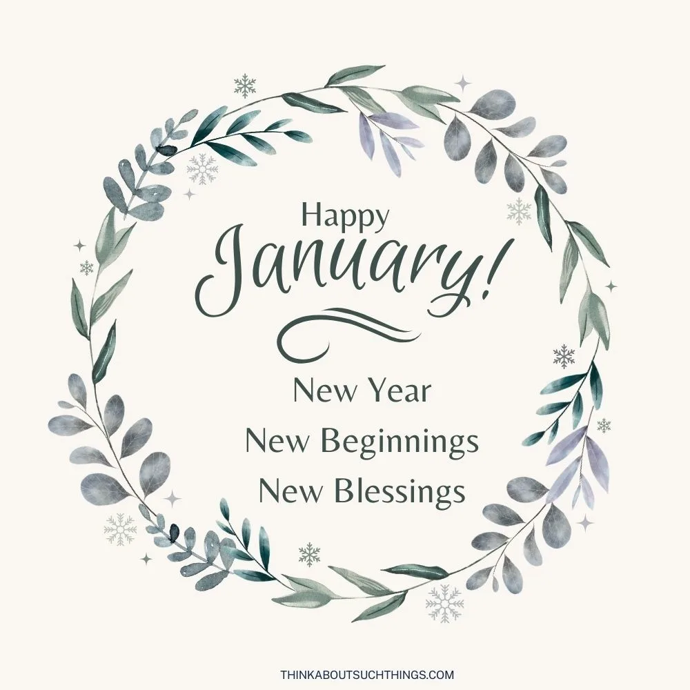 first month blessings january