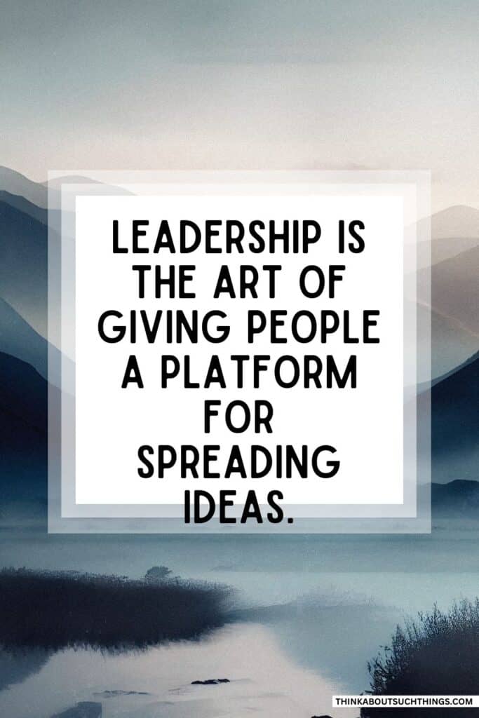 leadership quote platfrom