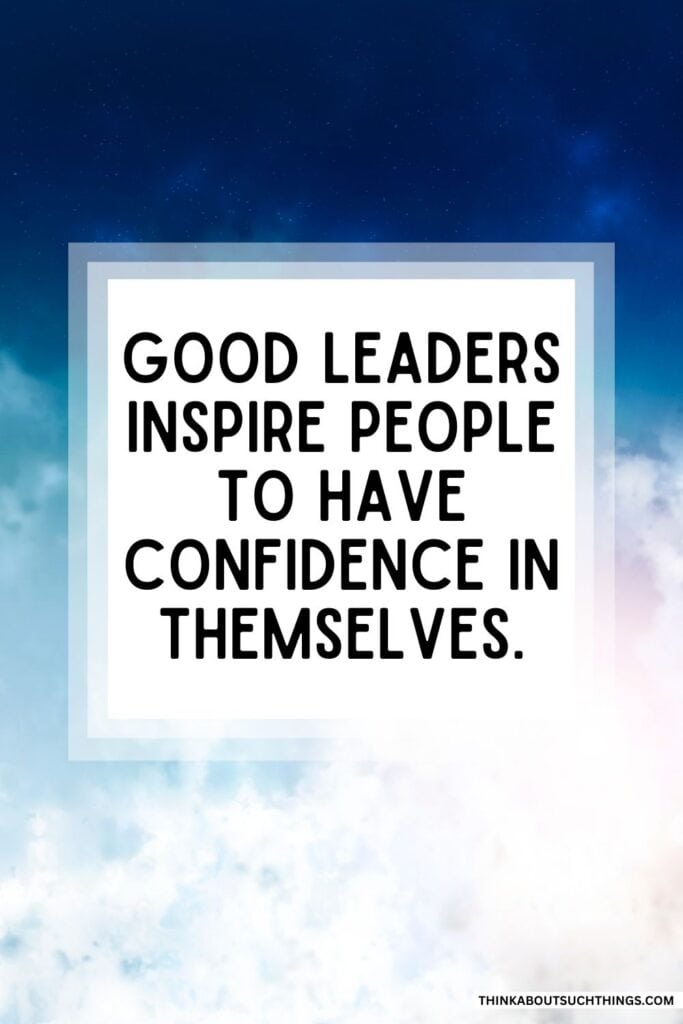 Short motivational Quotes on good leadership