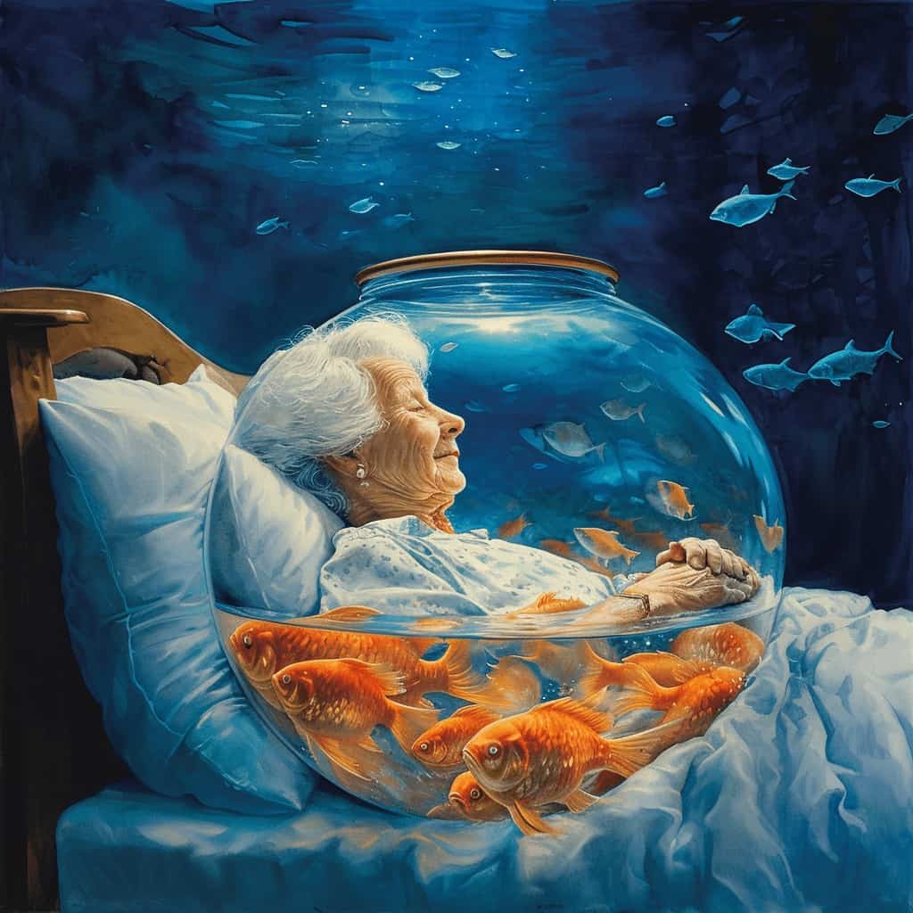 dreaming of fish in a fishbowl