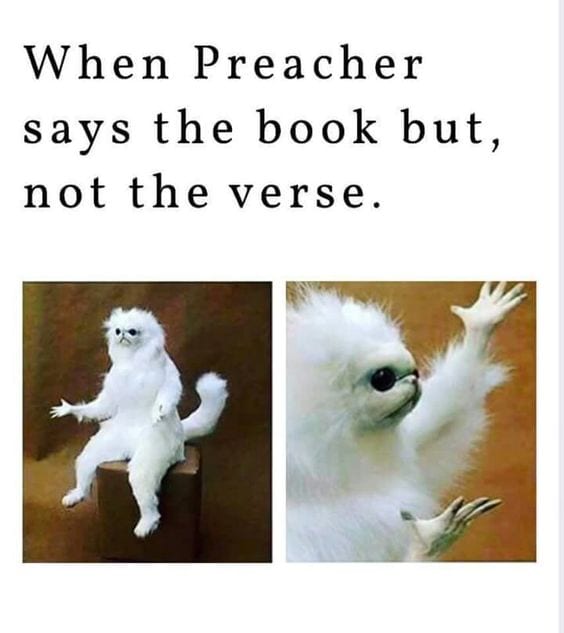 Preaching meme for church