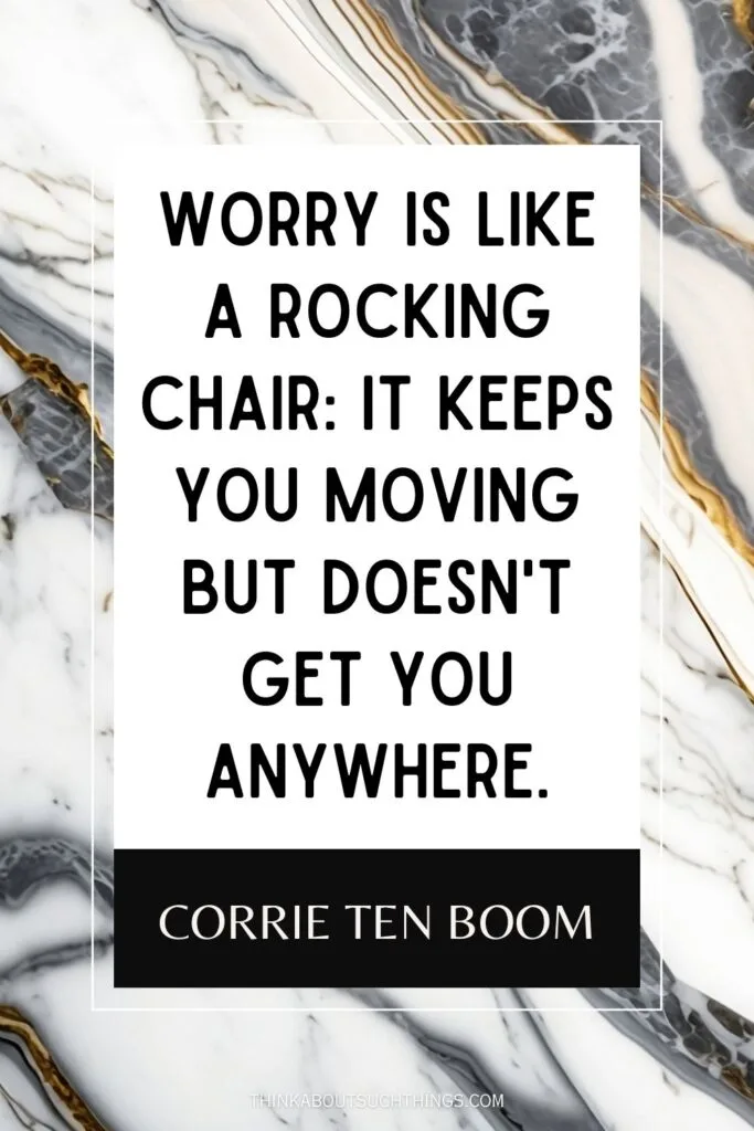 corrie ten boom quote about worry