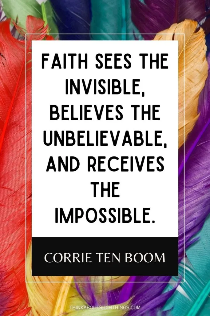 corrie ten boom quote about faith